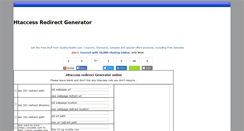 Desktop Screenshot of htaccessredirect.org